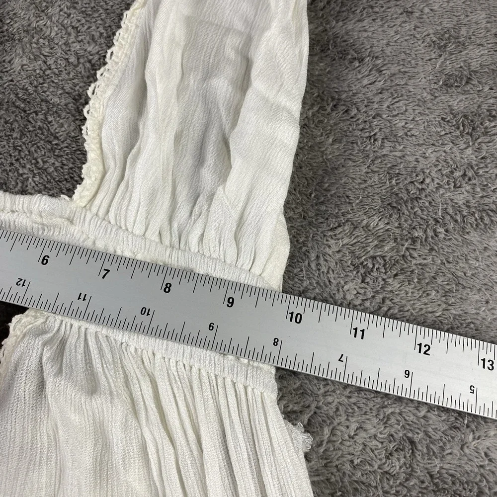Free People Sweet Sea Lace Maxi Dress Womens XS Ivory